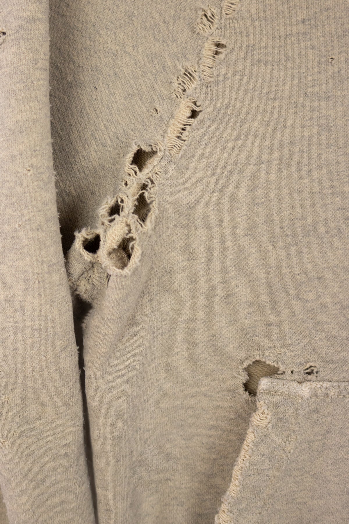 Boxing After-Hood Destroyed Sweatshirt