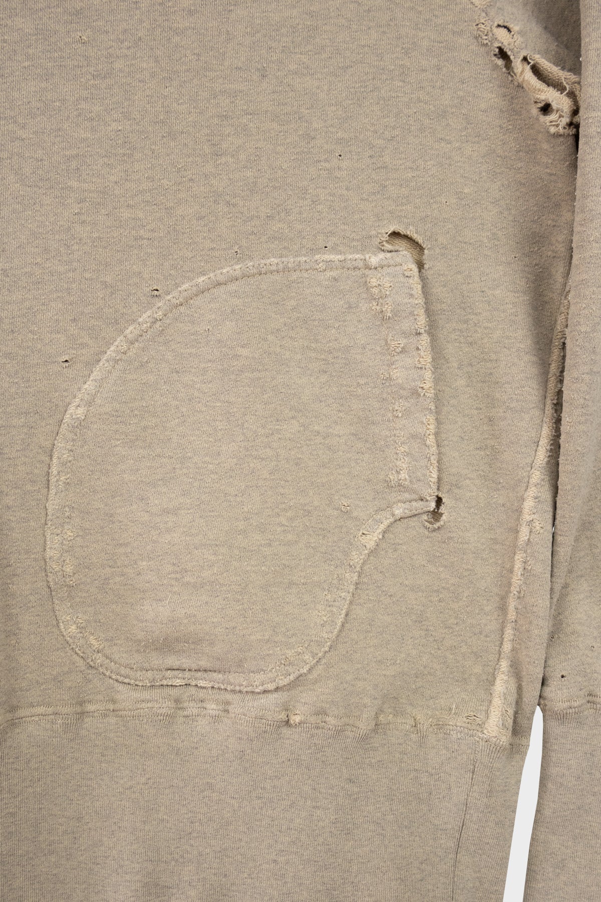 Boxing After-Hood Destroyed Sweatshirt