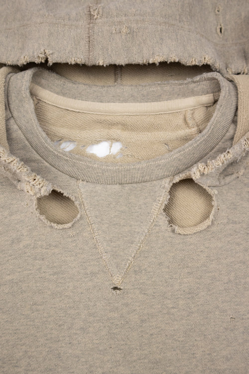 Boxing After-Hood Destroyed Sweatshirt