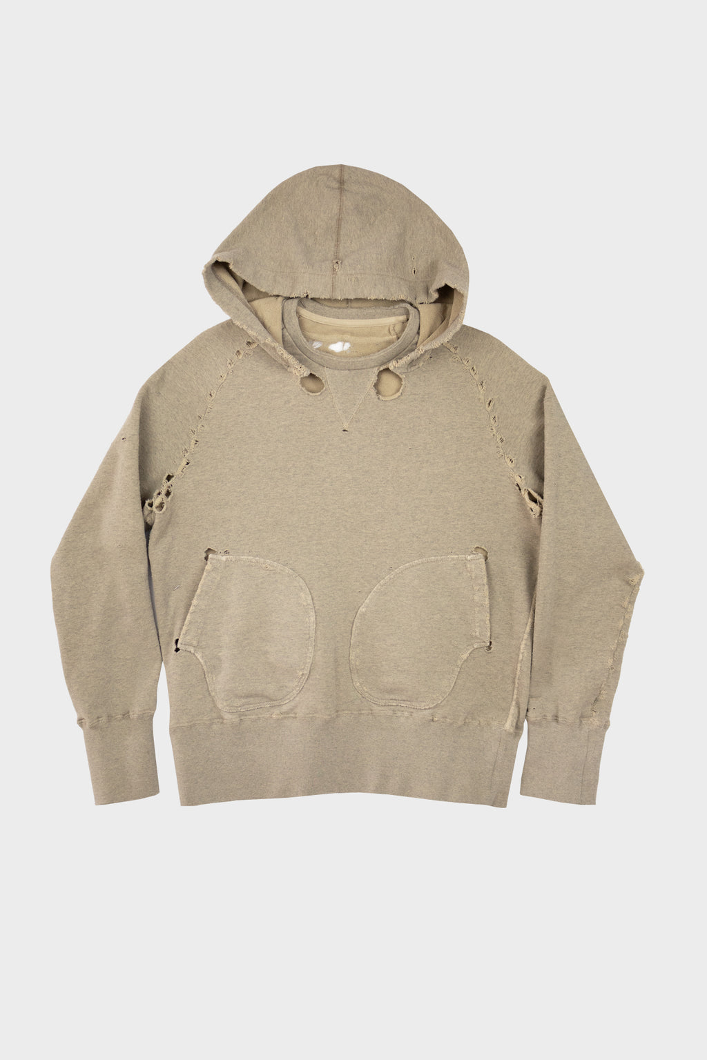 Boxing After-Hood Destroyed Sweatshirt