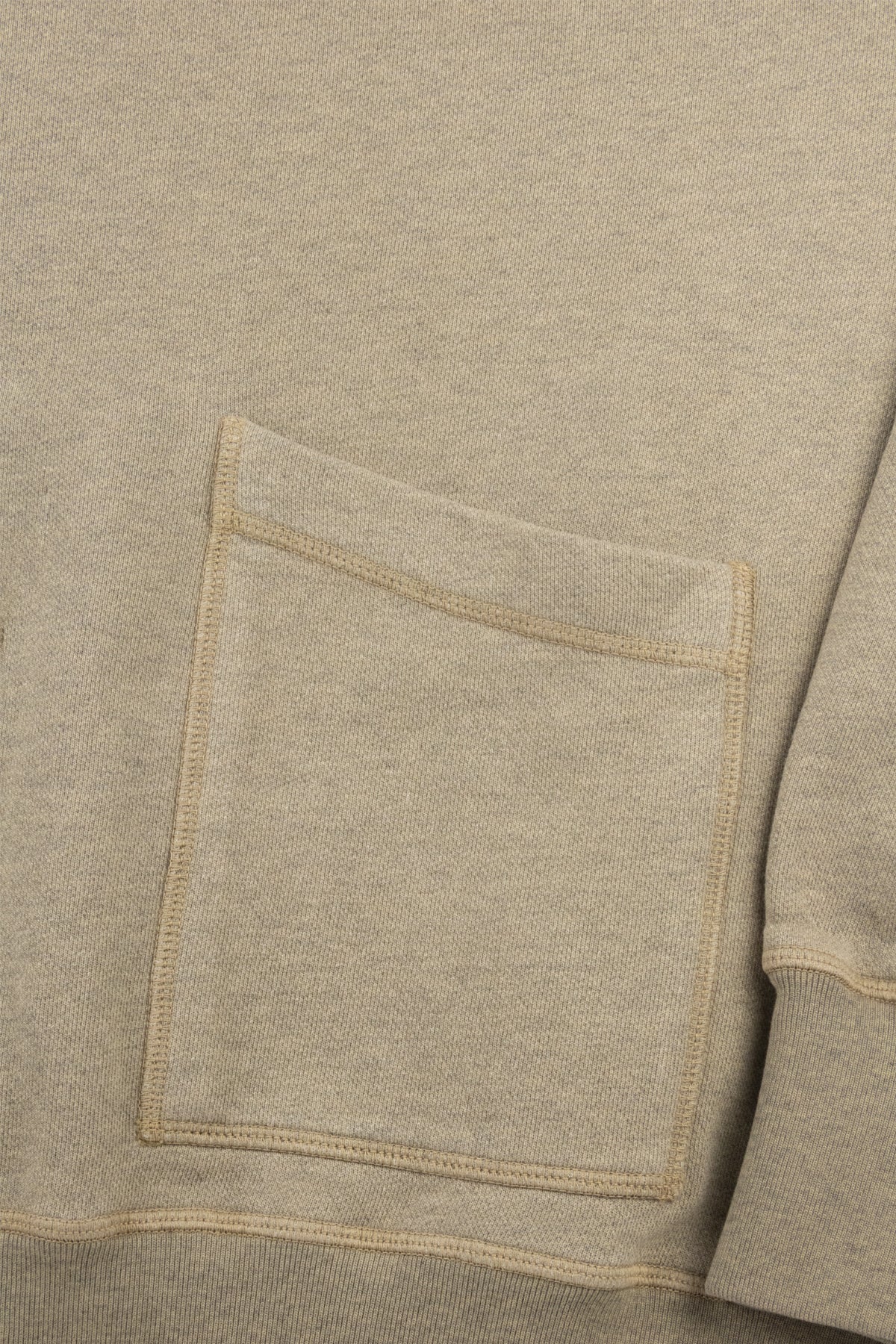 MELTON Crewneck Squared Pockets